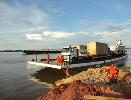 Descarga de transformadores em Porto Velho